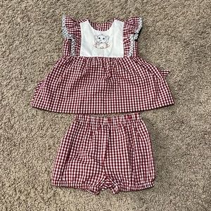 University of Alabama baby girl gameday outfit